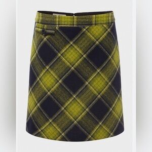 Hobbs London plaid Adrianne wool skirt